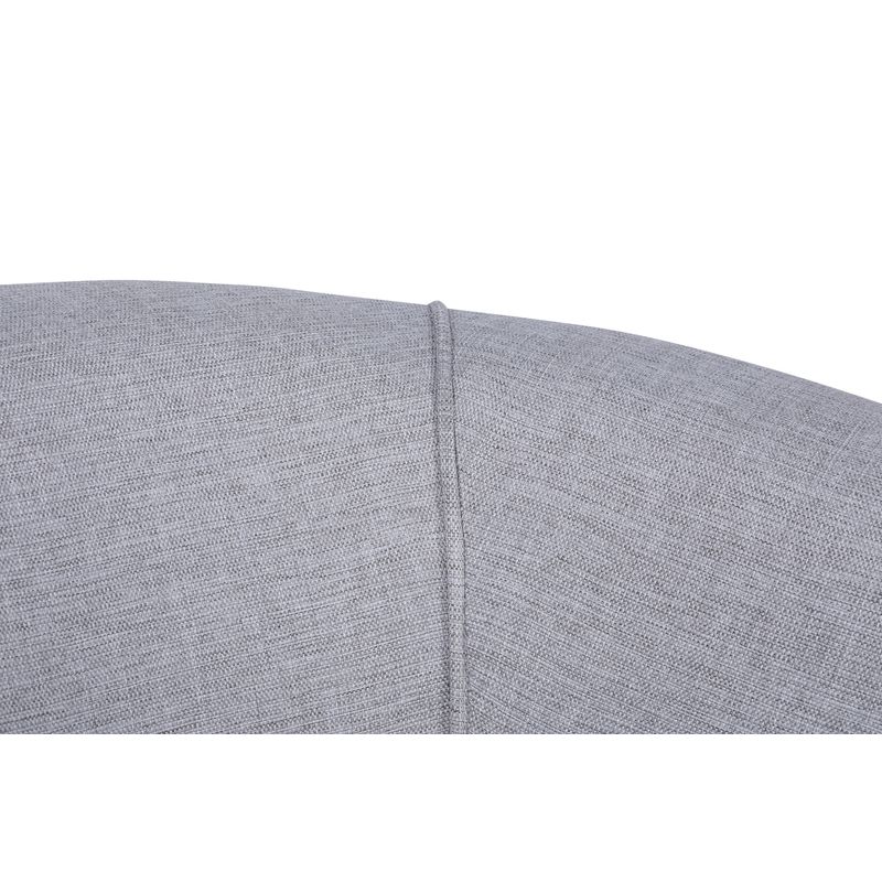 Casa si Gradina - Mobilier - Scaune si fotolii - Fotolii - Fotoliu, Hanah Home, stofa tip in, gri deschis, 83x72x75 cm - Infinity.ro