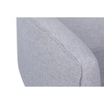 Casa si Gradina - Mobilier - Scaune si fotolii - Fotolii - Fotoliu, Hanah Home, stofa tip in, gri deschis, 83x72x75 cm - Infinity.ro