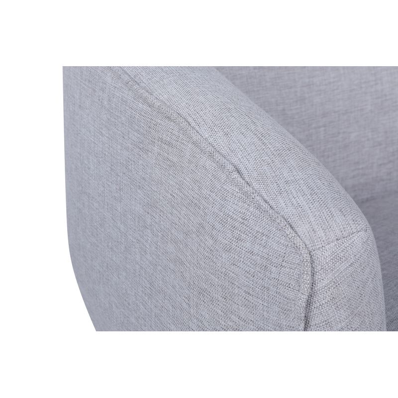 Casa si Gradina - Mobilier - Scaune si fotolii - Fotolii - Fotoliu, Hanah Home, stofa tip in, gri deschis, 83x72x75 cm - Infinity.ro