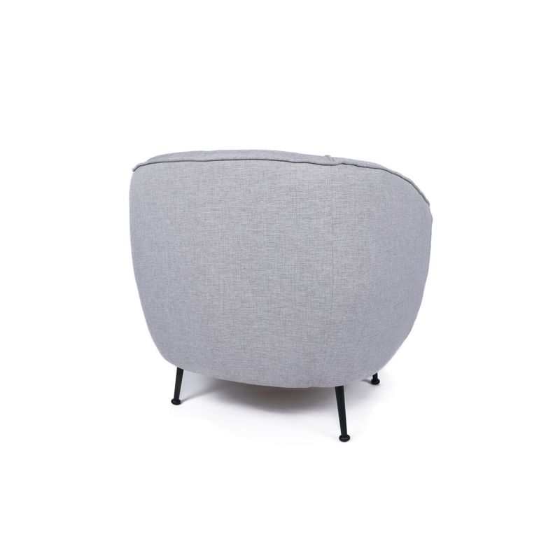 Casa si Gradina - Mobilier - Scaune si fotolii - Fotolii - Fotoliu, Hanah Home, stofa tip in, gri deschis, 83x72x75 cm - Infinity.ro