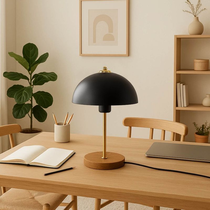 Casa si Gradina - Corpuri si surse de iluminat - Veioze si lampi - Veioze - Veioza, Opviq, metal, negru, 23x12x38 cm - Infinity.ro