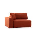 Casa si Gradina - Mobilier - Canapele si coltare - Coltare - Coltar extensibil, Hanah Home, lemn fag si pal, portocaliu, 260x170x78 cm, 560ARE2223 - Infinity.ro