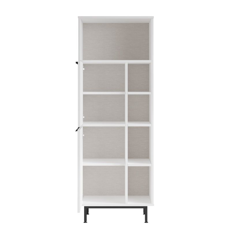 Casa si Gradina - Mobilier - Mobilier baie - Corpuri baie - Dulap baie, Hanah Home, pal melaminat, alb, 60x161.6x35.5 cm - Infinity.ro