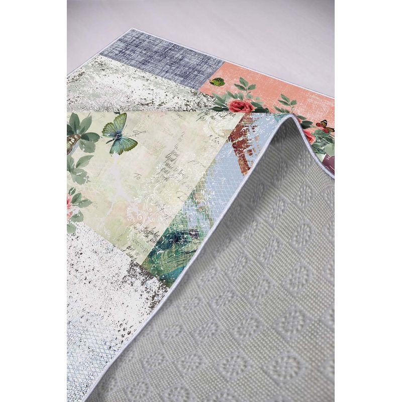 Casa si Gradina - Textile si covoare - Covoare - Covorase intrare - Covoras de intrare, Conceptum Hypnose, multicolor, 80x150 cm, 100% poliester, antiderapant, 478HFT2640 - Infinity.ro