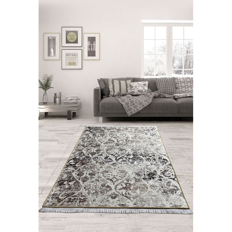 Casa si Gradina - Textile si covoare - Covoare - Covoare casa - Covor, Conceptum Hypnose, multicolor, 80x120 cm, 100% poliester, antiderapant, antibacterian, lavabil la masina - Infinity.ro