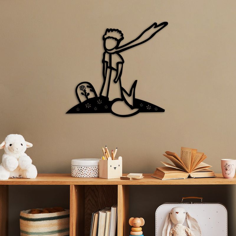 Casa si Gradina - Decoratiuni - Decoratiuni perete - Accesoriu decorativ de perete, Wallxpert, metal, negru, 58x54 cm - Infinity.ro