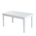 Casa si Gradina - Mobilier - Seturi de mobilier - Seturi living - Set mobilier living, Hanah Home, pal melaminat, alb, comoda 180x78.6x35 cm, masa 145x75x88 cm - Infinity.ro