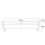 Casa si Gradina - Mobilier - Comode si corpuri - Comode - Comoda tv, Hanah Home, pal melaminat, pin atlantic, 180x35.5x56 cm - Infinity.ro