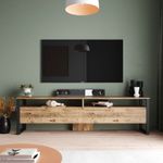 Casa si Gradina - Mobilier - Comode si corpuri - Comode - Comoda tv, Hanah Home, pal melaminat, pin atlantic, 180x35.5x56 cm - Infinity.ro