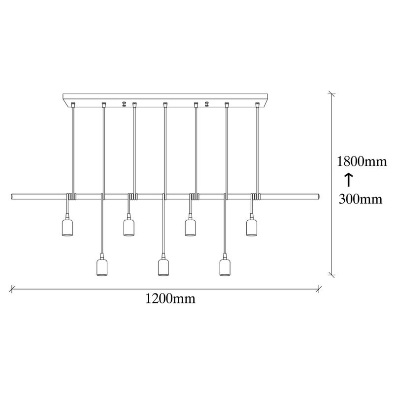 Casa si Gradina - Corpuri si surse de iluminat - Lustre si pendule - Candelabru, Opviq, metal, negru, 120x10x180 cm, inaltime reglabila - Infinity.ro