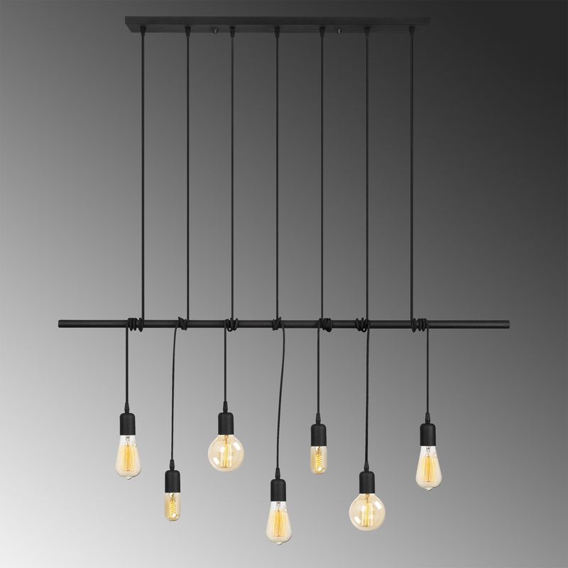 Casa si Gradina - Corpuri si surse de iluminat - Lustre si pendule - Candelabru, Opviq, metal, negru, 120x10x180 cm, inaltime reglabila - Infinity.ro