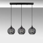 Casa si Gradina - Corpuri si surse de iluminat - Lustre si pendule - Candelabru, Opviq, metal, negru, 69x17x113 cm - Infinity.ro