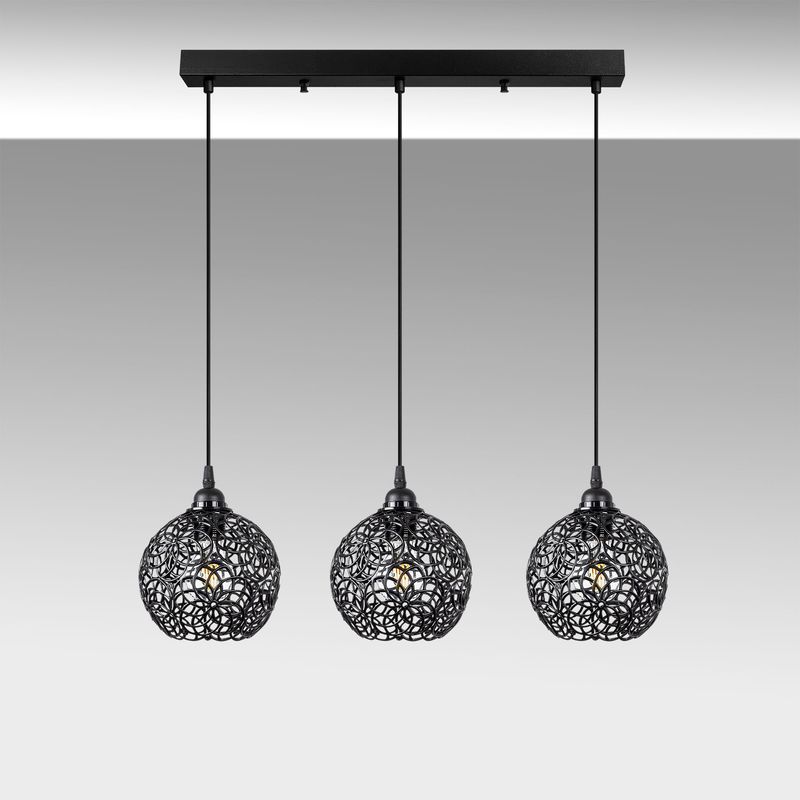 Casa si Gradina - Corpuri si surse de iluminat - Lustre si pendule - Candelabru, Opviq, metal, negru, 69x17x113 cm - Infinity.ro