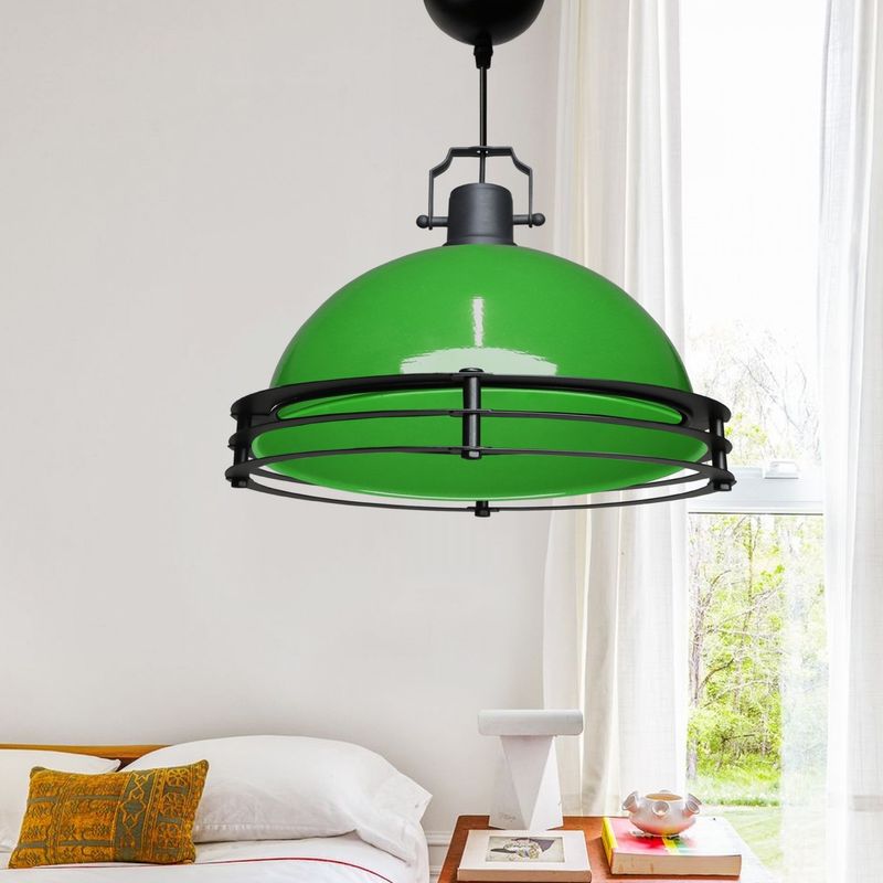 Casa si Gradina - Corpuri si surse de iluminat - Lustre si pendule - Candelabru, Opviq, metal, verde, diametru 30 cm, inaltime 100 cm - Infinity.ro