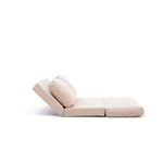 Casa si Gradina - Mobilier - Canapele si coltare - Canapele - Canapea extensibila, Hanah Home, metal, crem, 185x120 cm - Infinity.ro