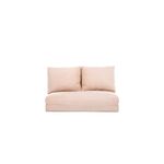 Casa si Gradina - Mobilier - Canapele si coltare - Canapele - Canapea extensibila, Hanah Home, metal, crem, 185x120 cm - Infinity.ro