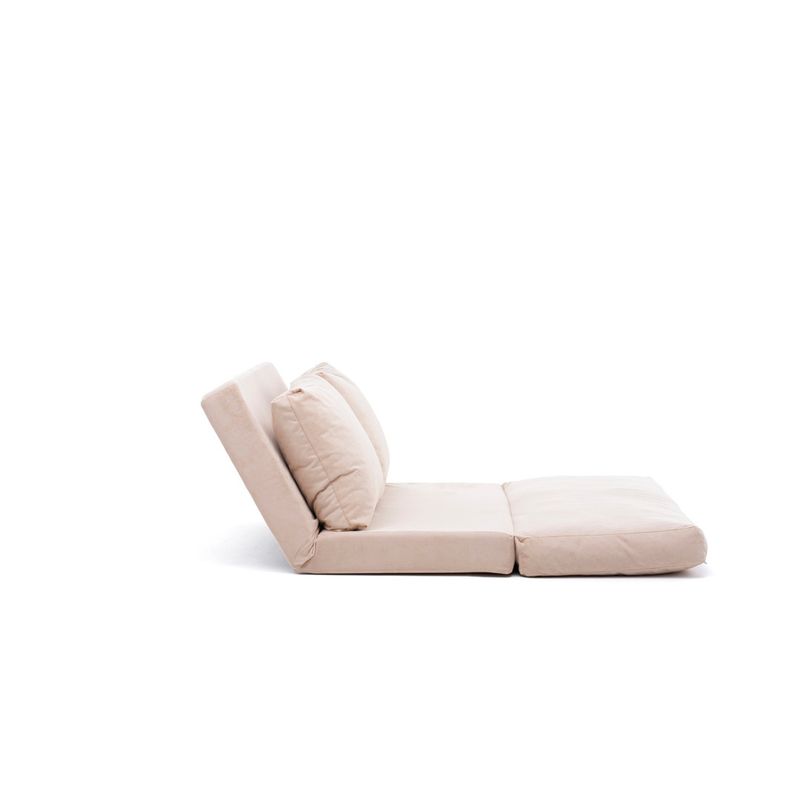 Casa si Gradina - Mobilier - Canapele si coltare - Canapele - Canapea extensibila, Hanah Home, metal, crem, 185x120 cm - Infinity.ro