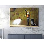 Casa si Gradina - Decoratiuni - Tablouri - Tablou canvas decorativ, Wallxpert, multicolor, 50x70 cm, 50% bumbac 50% poliester, rama lemn, 966BRS1246 - Infinity.ro