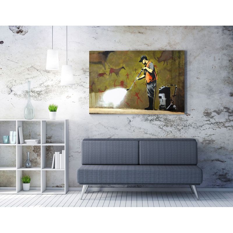 Casa si Gradina - Decoratiuni - Tablouri - Tablou canvas decorativ, Wallxpert, multicolor, 50x70 cm, 50% bumbac 50% poliester, rama lemn, 966BRS1246 - Infinity.ro