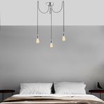 Casa si Gradina - Corpuri si surse de iluminat - Lustre si pendule - Candelabru, Opviq, metal, crom, 96x6x102 cm - Infinity.ro