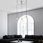 Casa si Gradina - Corpuri si surse de iluminat - Lustre si pendule - Candelabru, Opviq, metal, crom, 96x6x102 cm - Infinity.ro