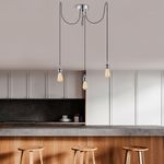 Casa si Gradina - Corpuri si surse de iluminat - Lustre si pendule - Candelabru, Opviq, metal, crom, 96x6x102 cm - Infinity.ro