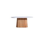 Casa si Gradina - Mobilier - Mese si birouri - Mese bucatarie si dining - Masa de dining, Hanah Home, lemn de fag, alb si natur, 170x90x75 cm - Infinity.ro