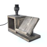 Casa si Gradina - Corpuri si surse de iluminat - Veioze si lampi - Veioze - Veioza, Opviq, teava de fier, negru, 33x24x13 cm - Infinity.ro