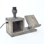 Casa si Gradina - Corpuri si surse de iluminat - Veioze si lampi - Veioze - Veioza, Opviq, teava de fier, negru, 33x24x13 cm - Infinity.ro