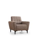 Casa si Gradina - Mobilier - Scaune si fotolii - Fotolii - Fotoliu, Atelier Del Sofa, lemn de fag, maro deschis, 90x95x77 cm - Infinity.ro