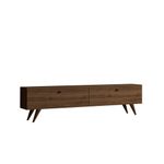 Casa si Gradina - Mobilier - Comode si corpuri - Console - Comoda tv, Hanah Home, pal melaminat, nuc, 160x40x25 cm - Infinity.ro