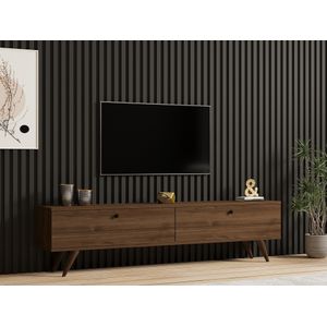 Comoda tv, Hanah Home, pal melaminat, nuc, 160x40x25 cm