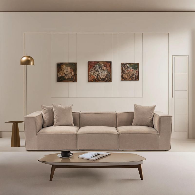 Casa si Gradina - Mobilier - Canapele si coltare - Canapele - Canapea 3 locuri, Atelier Del Sofa, in, cappuccino, 325x102x75 cm - Infinity.ro