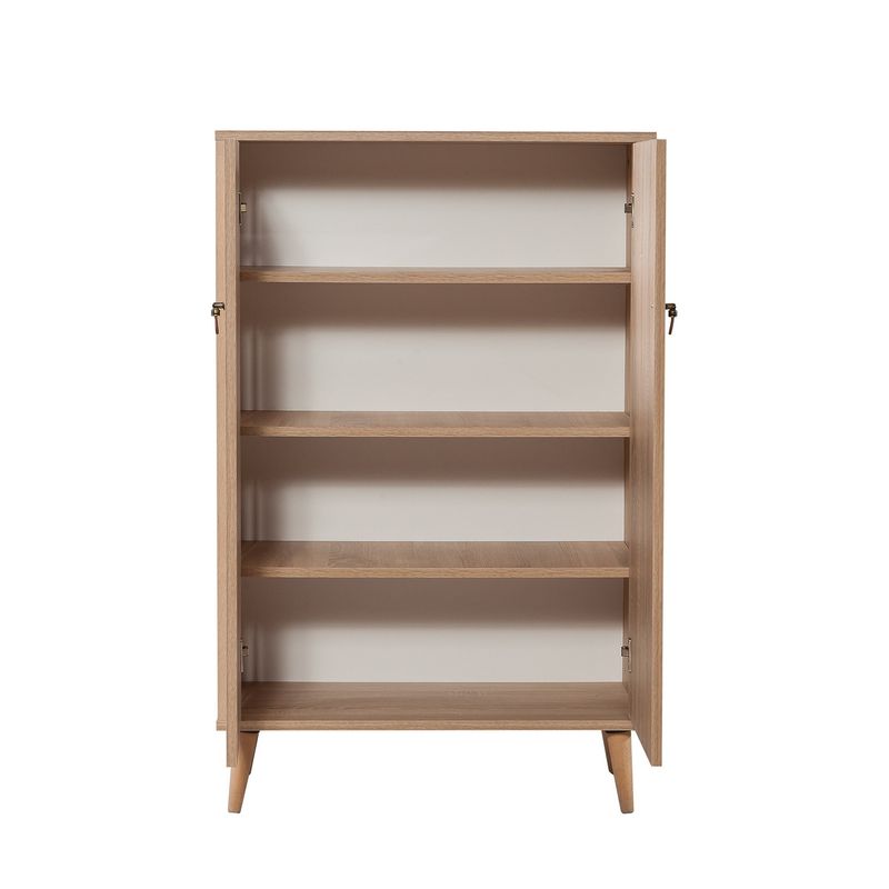 Casa si Gradina - Mobilier - Dulapuri si sifoniere - Dulapuri - Dulap multifunctional, Hanah Home, pal melaminat, stejar sonoma, 80x36x127 cm, 869VEL3978 - Infinity.ro