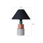 Casa si Gradina - Corpuri si surse de iluminat - Veioze si lampi - Veioze - Veioza, Opviq, lemn, gri deschis, rosu tigla, negru, verde, 40x30x40 cm - Infinity.ro