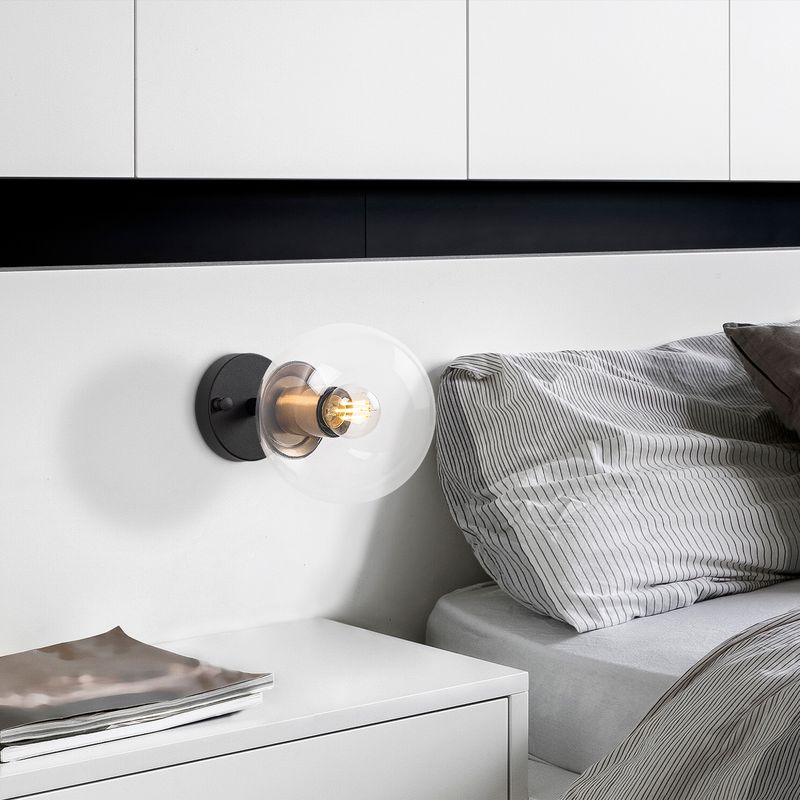 Casa si Gradina - Corpuri si surse de iluminat - Plafoniere, aplice si spoturi - Aplica de perete, Opviq, metal, negru antique, 15x15x24 cm - Infinity.ro