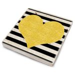 Casa si Gradina - Bucatarie si vesela - Accesorii bar - Suporturi bauturi - Set suporturi pentru pahare, Hermia, piatra naturala, multicolor, 10x10x1 cm, 4 bucati, 366TYR1135 - Infinity.ro