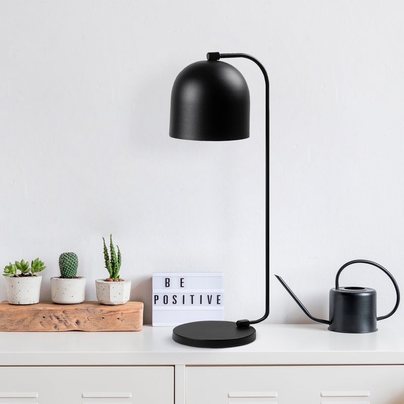 Casa si Gradina - Corpuri si surse de iluminat - Veioze si lampi - Veioze - Veioza, Opviq, metal, negru, 17x22x60 cm - Infinity.ro