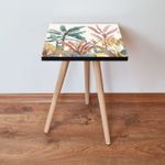 Casa si Gradina - Mobilier - Mese si birouri - Masute de cafea - Masuta laterala, Hanah Home, mdf, multicolor, 35x35x42 cm, 481LNA1792 - Infinity.ro