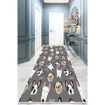 Casa si Gradina - Textile si covoare - Covoare - Covorase intrare - Covoras de intrare, Conceptum Hypnose, gri, 80x140 cm, 100% poliester, antiderapant - Infinity.ro