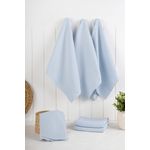 Market - Curatenie si intretinere casa - Produse bucatarie - Lavete si bureti - Set prosoape de bucatarie, Hermia, albastru deschis, 43x76 cm, 90% bumbac 10% poliester, 6 bucati - Infinity.ro