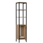 Casa si Gradina - Mobilier - Mobilier baie - Corpuri baie - Dulap baie, Hanah Home, pal melaminat, safir antracit, 161.8x38x34 cm - Infinity.ro
