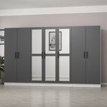 Casa si Gradina - Mobilier - Dulapuri si sifoniere - Sifoniere - Sifonier, Hanah Home, pal melaminat, antracit, 315x52x210 cm - Infinity.ro