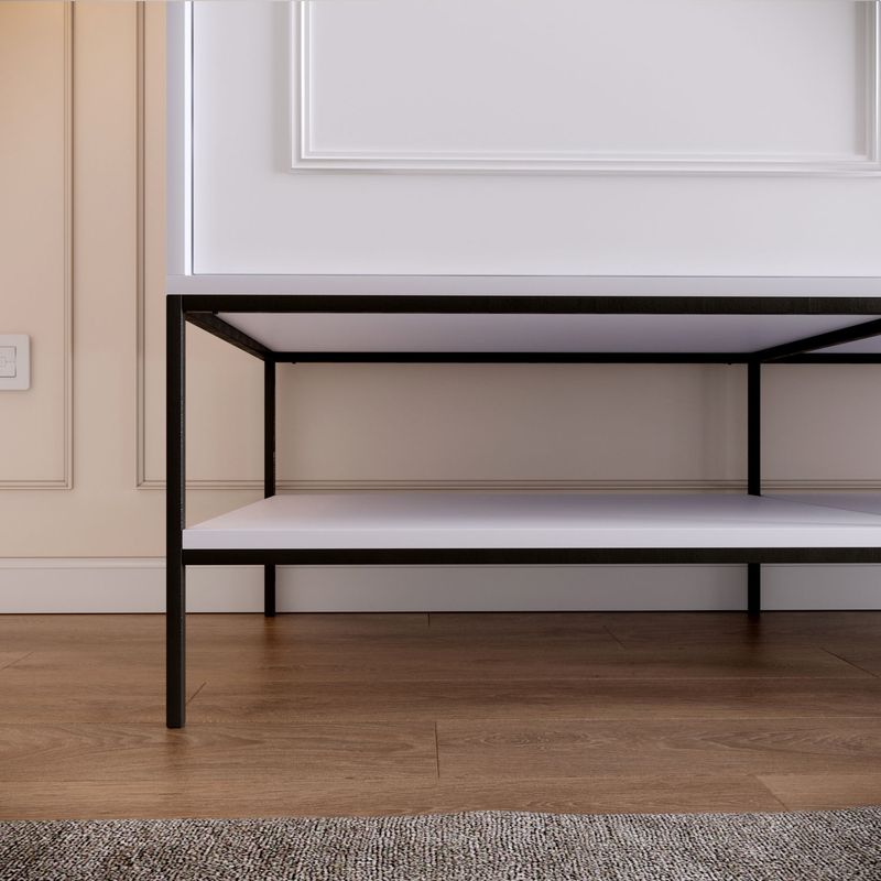 Casa si Gradina - Mobilier - Dulapuri si sifoniere - Sifoniere - Sifonier cu usi glisante, Hanah Home, pal melaminat, alb, 150x57x200 cm - Infinity.ro