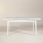 Casa si Gradina - Mobilier - Mese si birouri - Mese bucatarie si dining - Masa extensibila, Hanah Home, pal melaminat, alb, 130x80x77 cm - Infinity.ro