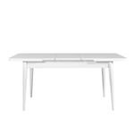 Casa si Gradina - Mobilier - Mese si birouri - Mese bucatarie si dining - Masa extensibila, Hanah Home, pal melaminat, alb, 130x80x77 cm - Infinity.ro