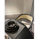 Casa si Gradina - Mobilier - Seturi de mobilier - Seturi mese si scaune - Set masa si scaune, Hanah Home, lemn de fag, alb-negru, masa 100x75x100 cm, 4 scaune - Infinity.ro