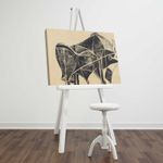 Casa si Gradina - Decoratiuni - Tablouri - Tablou canvas decorativ, Wallxpert, panza piele de caprioara, multicolor, 45x70 cm, rama lemn, 249CVT1445 - Infinity.ro