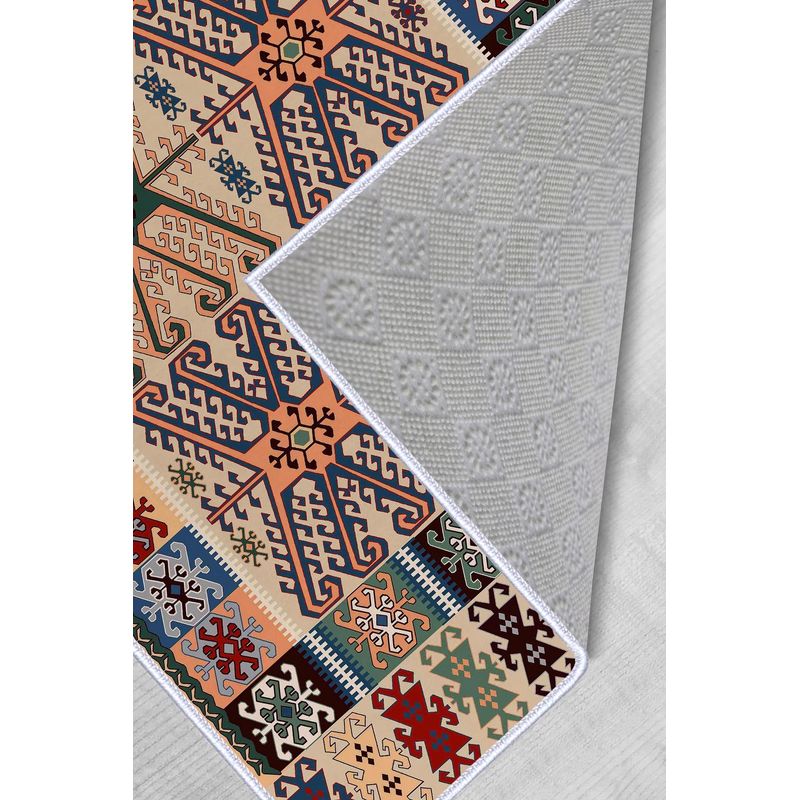 Casa si Gradina - Textile si covoare - Covoare - Covoare casa - Covor pentru hol, Conceptum Hypnose, multicolor, 80x150 cm, 100% poliester, antiderapant, 478HFT1721 - Infinity.ro