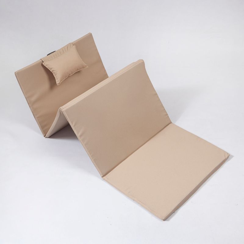 Sport si Outdoor - Camping - Saltele si accesorii pentru somn - Saltele camping - Saltea pliabila, Hanah Home, spuma, crem, 55x180x5 cm - Infinity.ro